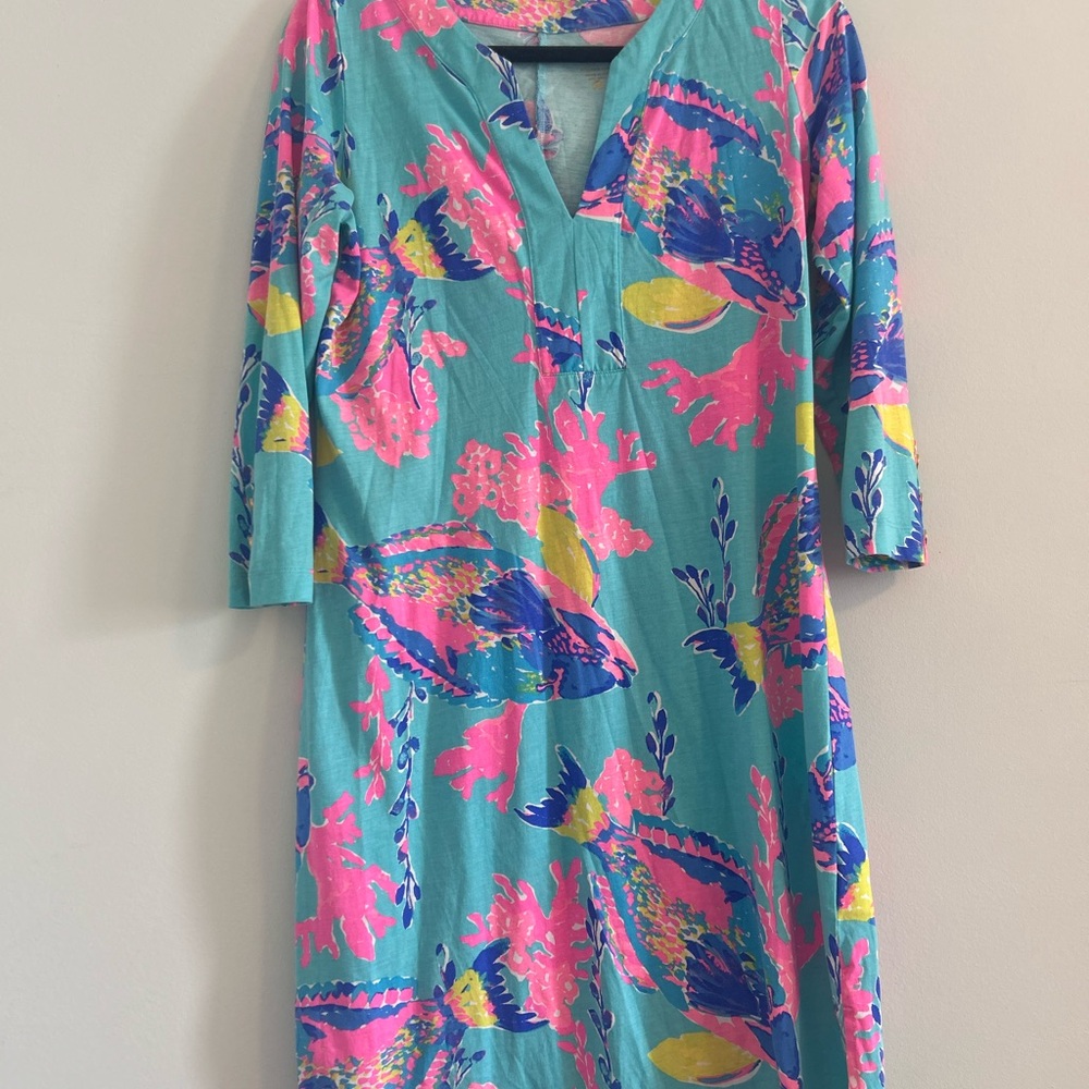 Lilly Pulitzer Colorful 3/4 length sleeve Dress